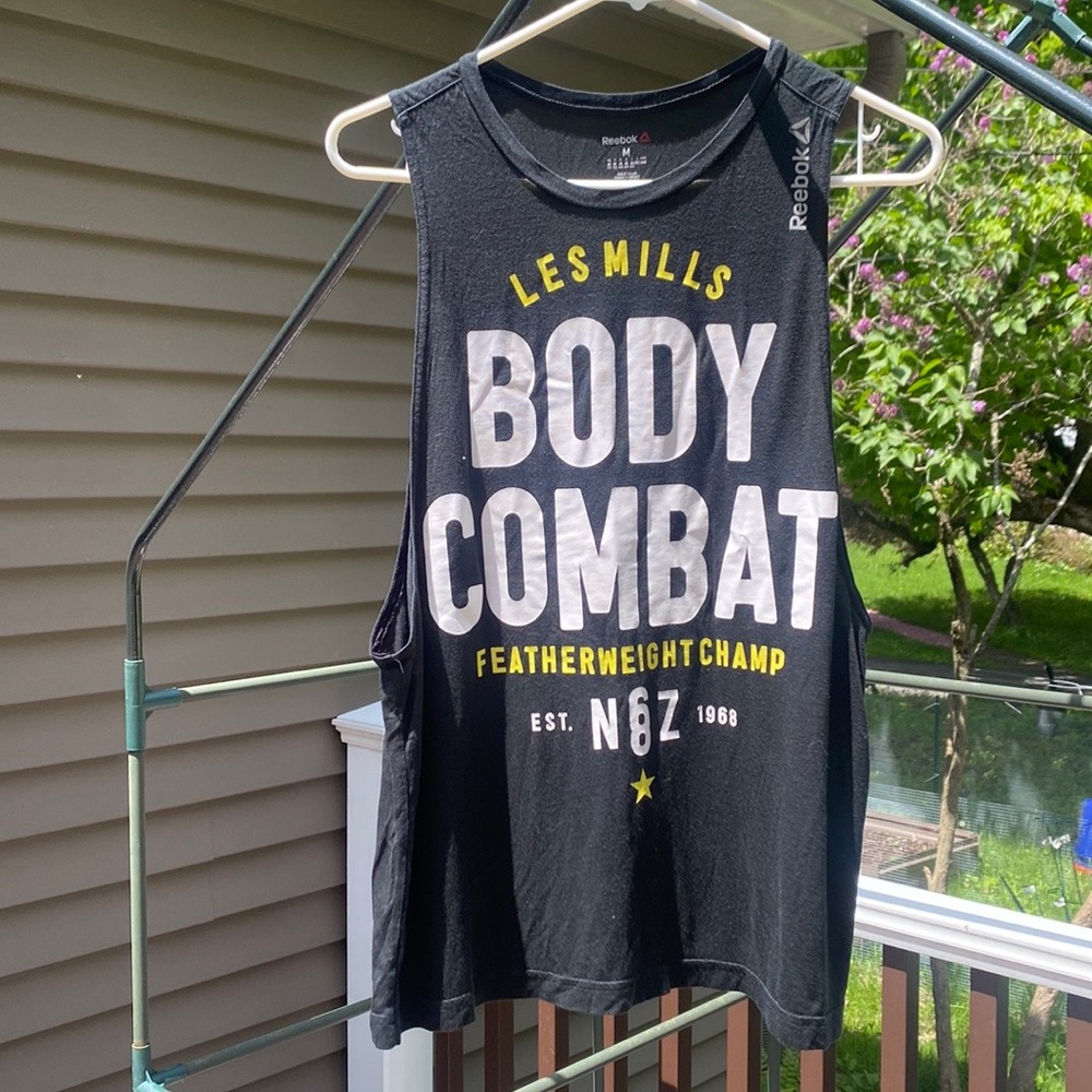 EUC Reebok Les Mills Body CombatTank Top M Discontinued